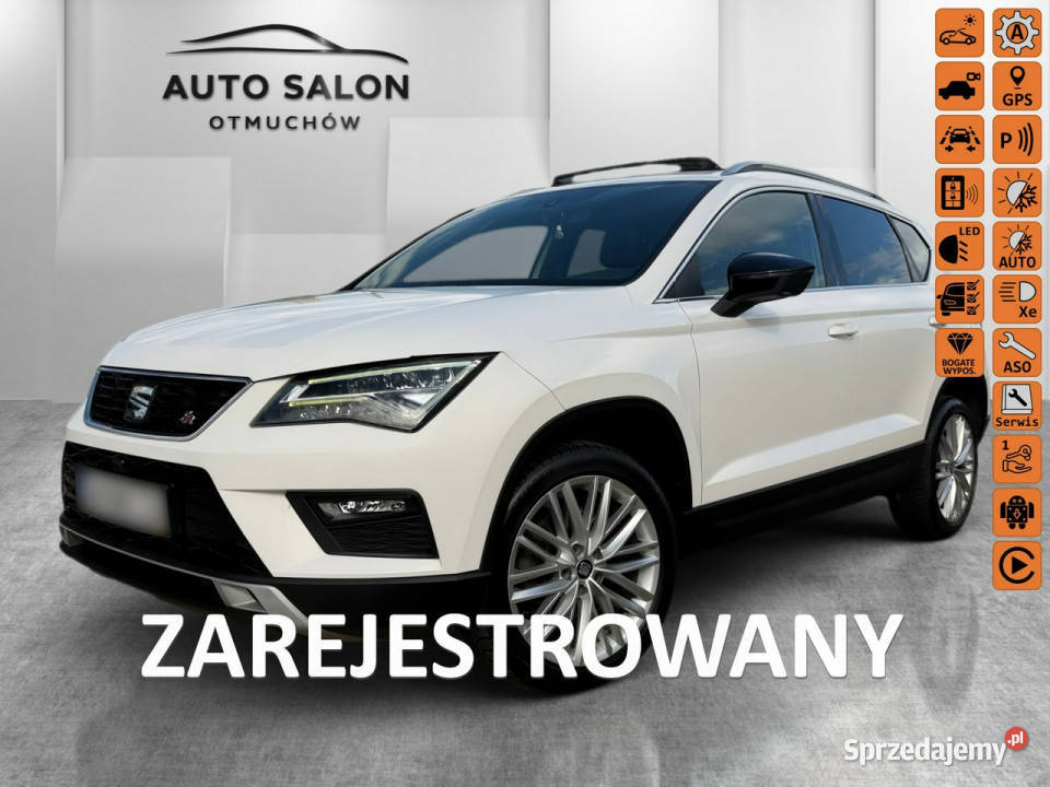 Seat Ateca FR SKÓRA grzane fotele NAWI panorama centralny zamek Otmuchów