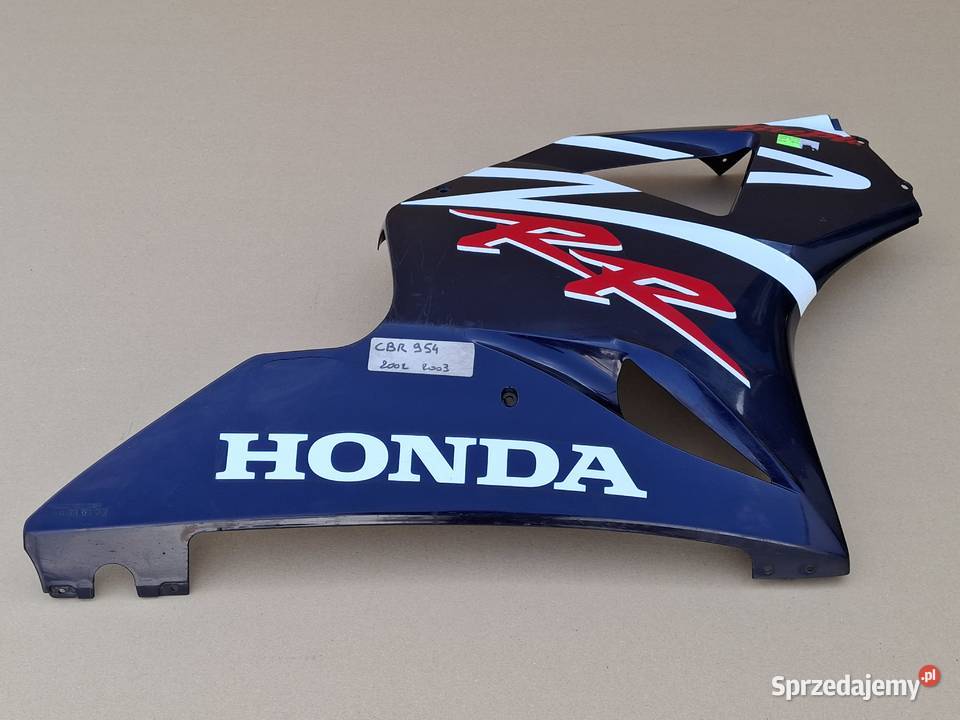 HONDA CBR 954 RR BOCZEK PRAWY OWIEWKA BOK OSŁONA Bieleń sprzedam