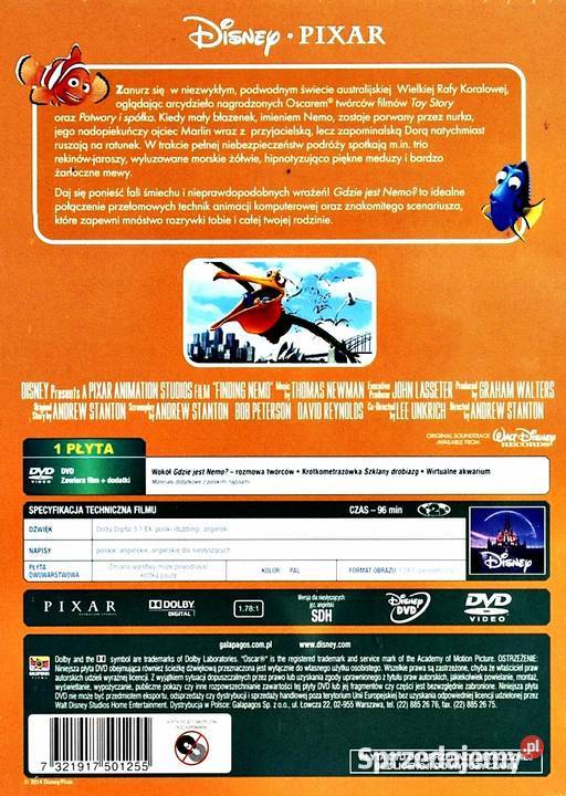 GDZIE JEST NEMO DISNEYPIXAR pełne Kalisz sprzedam