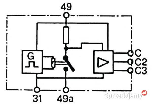 Przerywacz kierunkowskazu 818V 1900960000 Oświetlenie sprzedam