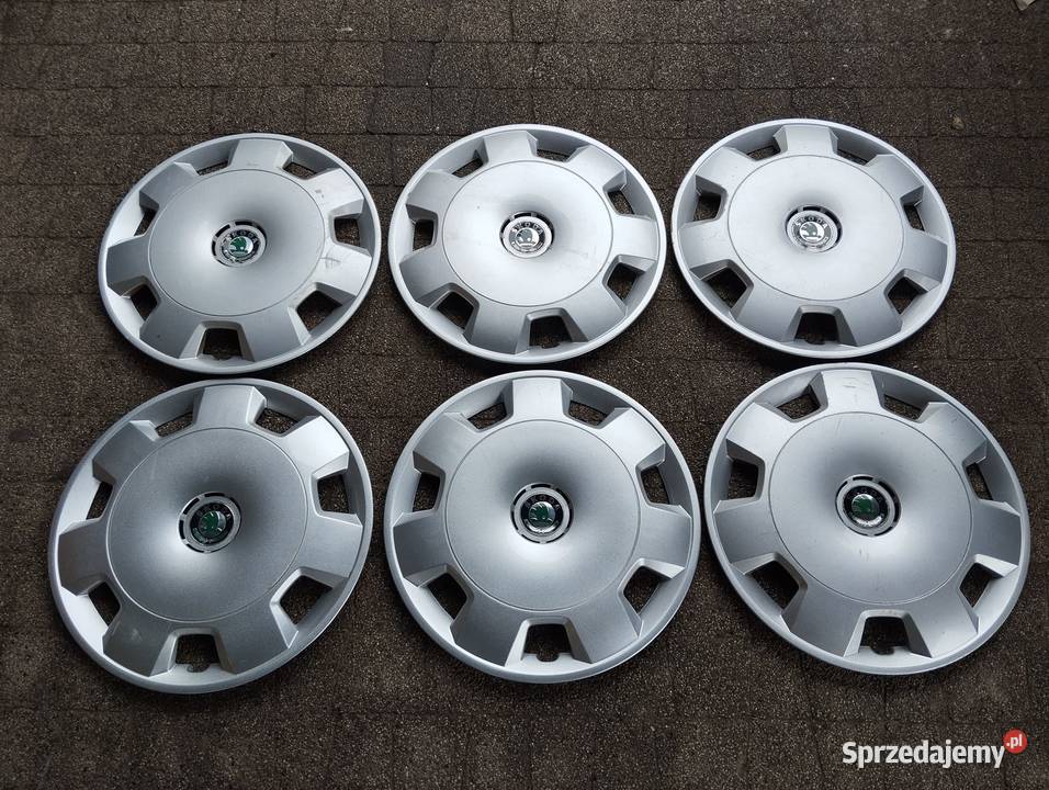Kołpak Skoda 13 Fabia 6Y0601147C spinki sztukę Kamieniec