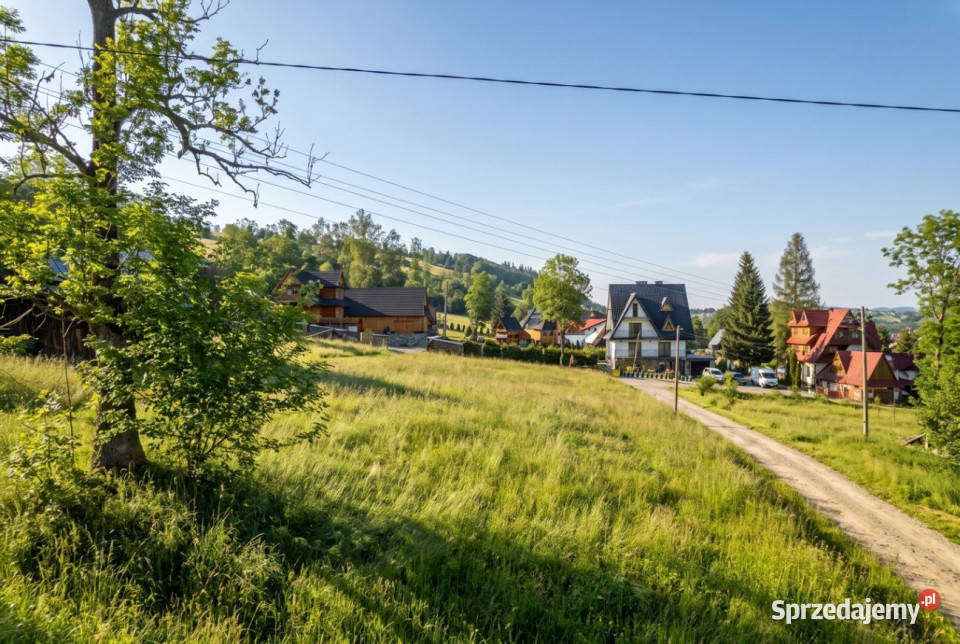Działka budowlana z drogą Zwijacze Zakopane 827zł/m2 Grunty i działki