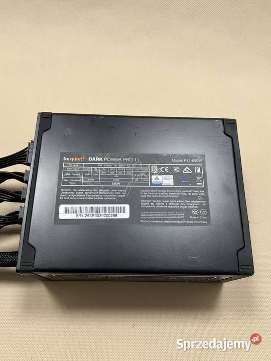 Zasilacz Be Quiet Dark Power PRO 11 850W P11850W sprzedam