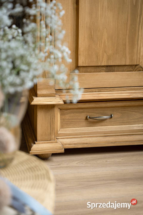 Drewniana szafa dwudrzwiowa SZY 04 Szafy i garderoby małopolskie Maków Podhalański sprzedam