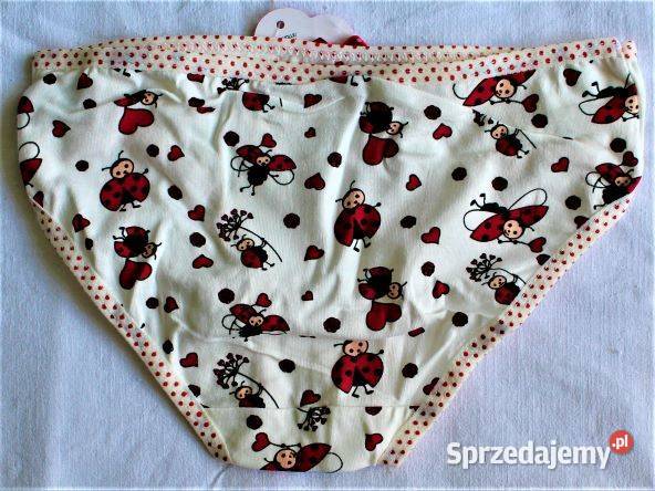 Figi majtki dziewczęce bawełna 122128 4 Bielizna Warszawa sprzedam