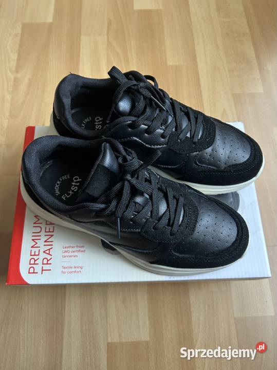 Czarne buty skórzane damskie 40 Damskie Warszawa