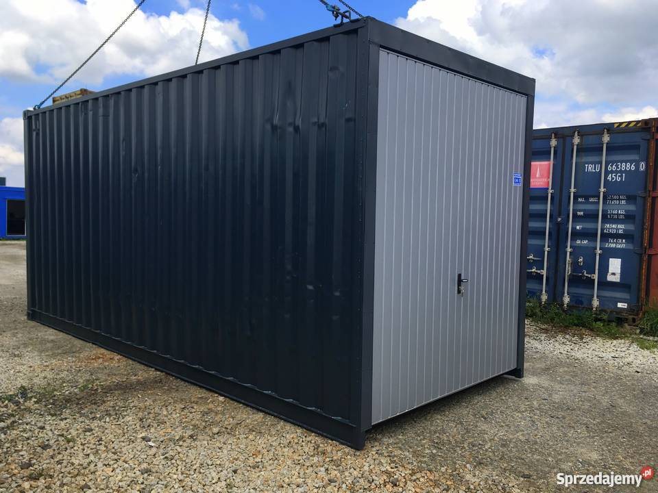 KONTENER MORSKI 20 Z BRAMĄ GARAŻOWĄ Wałbrzych