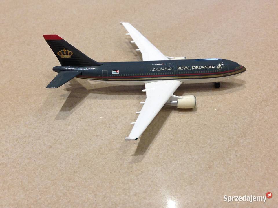 Herpa Model Samolotu ROYAL JORDANIAN metalowy Nowa Sól