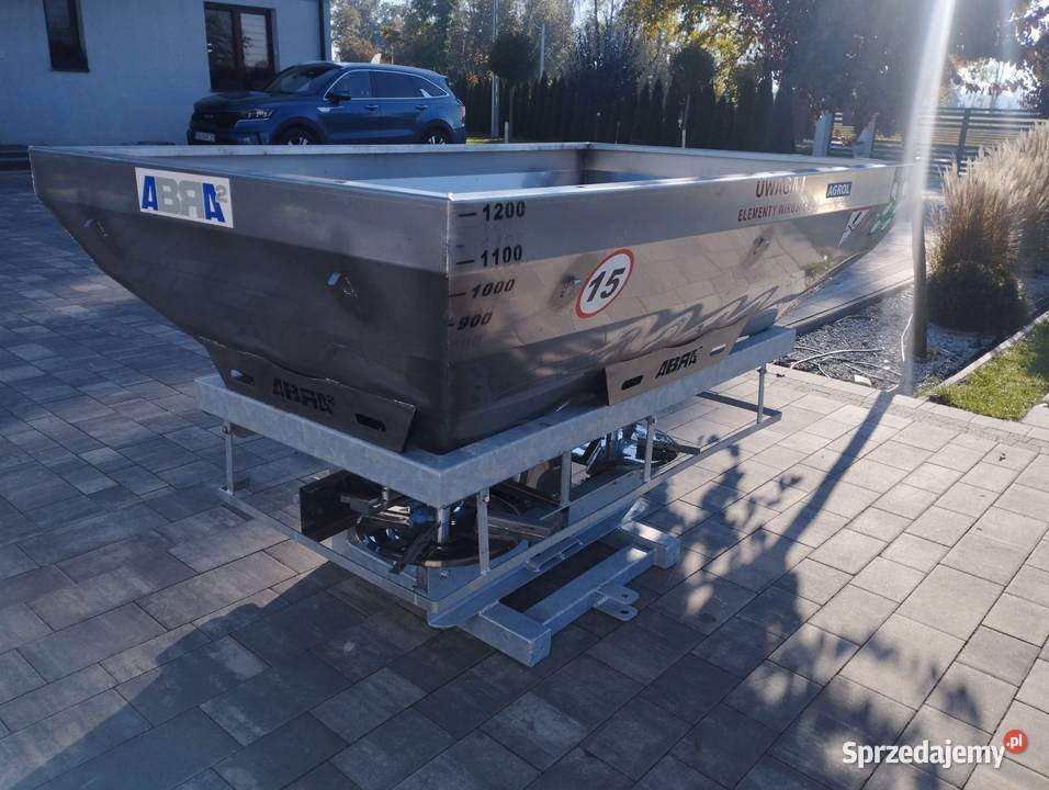 Rozsiewacz nawozów Maxi Abra 1200 l dwutarczowy nieuszkodzony świętokrzyskie