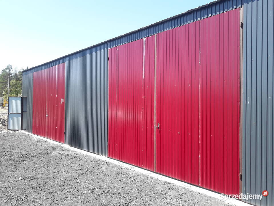 Duży Garaż Blaszany 15x10m Wiata Hala GrzywStal świętokrzyskie Daleszyce