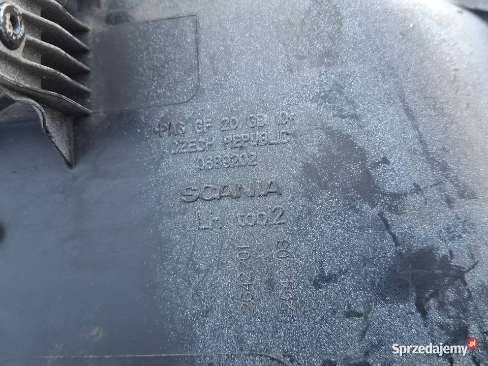 SCANIA R S KLAMKA ZEWNĘTRZNA LEWA DRZWI LEWYCH Bieleń