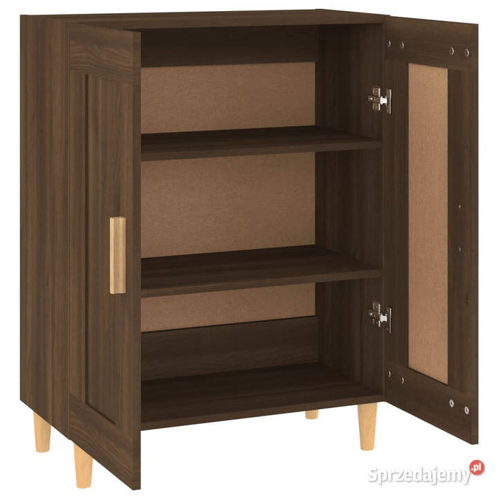 Szafka brązowy dąb 695x34x90 materiał