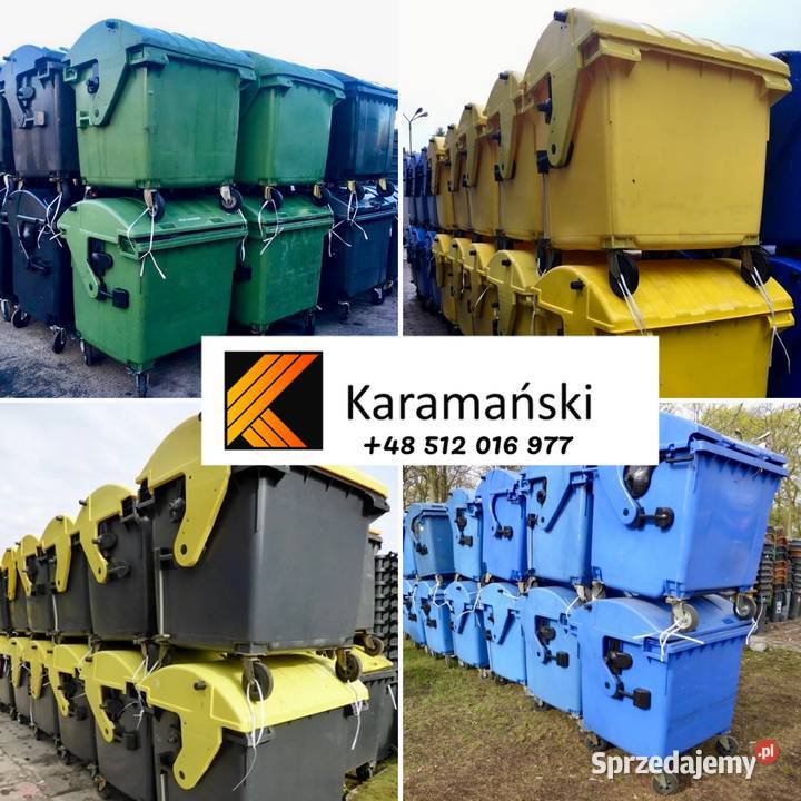 używane pojemniki na odpady 120 L 140 L 240 L Magazynowanie Koszalin
