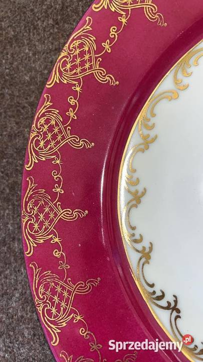 Patera ze scenką dworską w lustrze patery Syg sprzedam