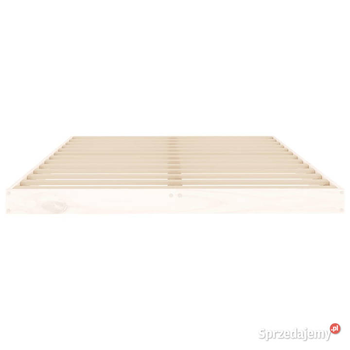 Rama łóżka biała lite drewno sosnowe 120 x 200 124cm Warszawa