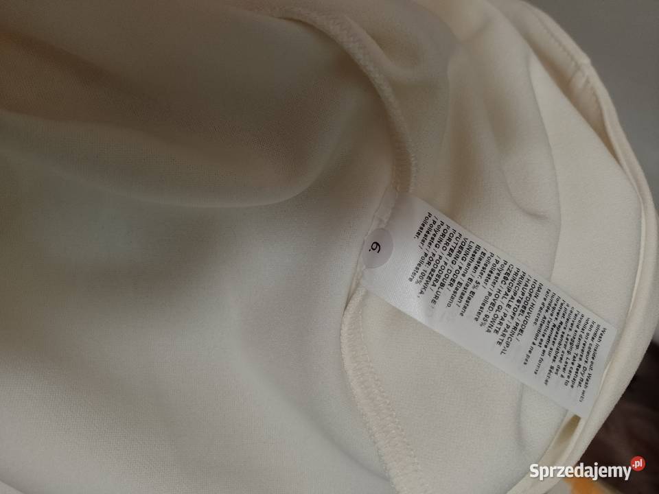 42XL River Island Ekskluzywna kremowa kamizelka River Island Kraków