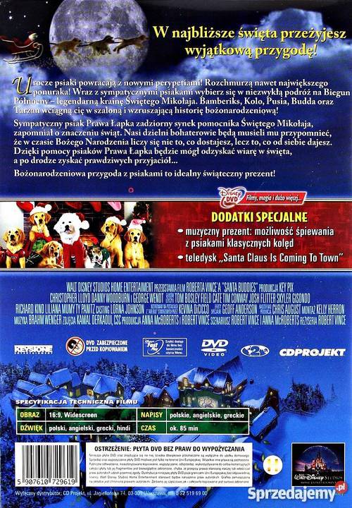 ŚWIĄTECZNE PSIAKI DISNEY animowany Kalisz