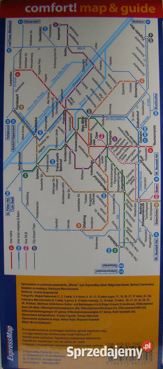 Wiedeń Plan miasta i miniprzewodnik 117 500 małopolskie Limanowa sprzedam