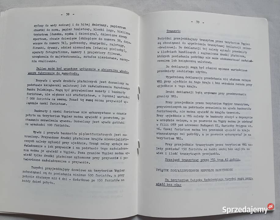 Broszura Informacja turystów wyjeżdżających wielkopolskie