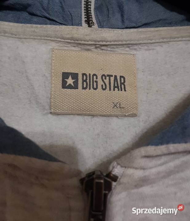 Big Star bluza damska z rozpinanym kapturem rXL Golina