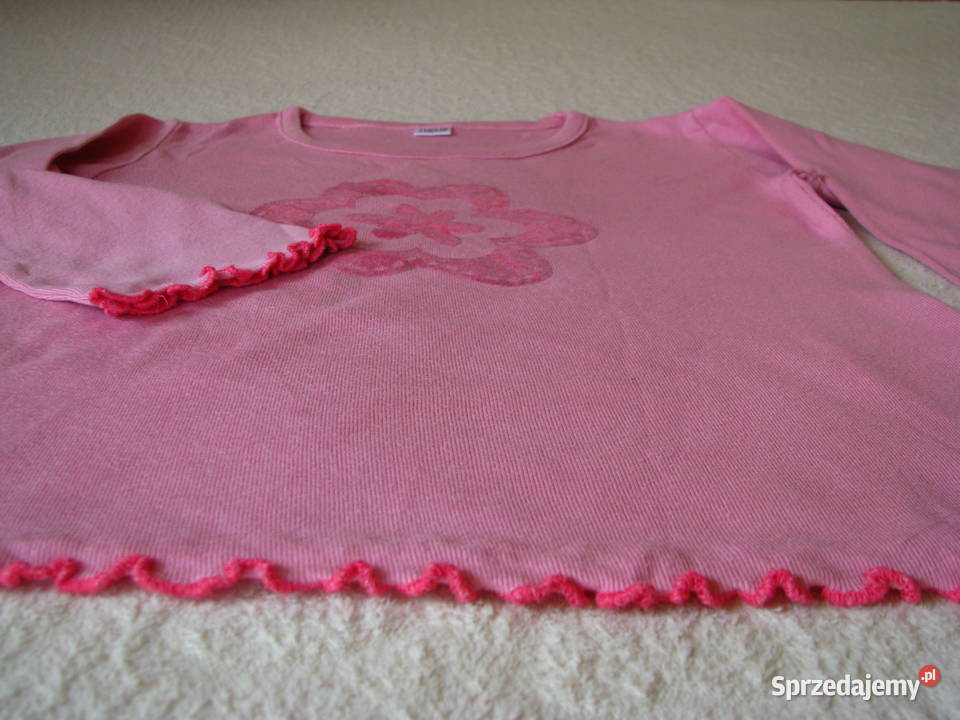 Bawełniana bluzeczka dziecięca z długim rękawem