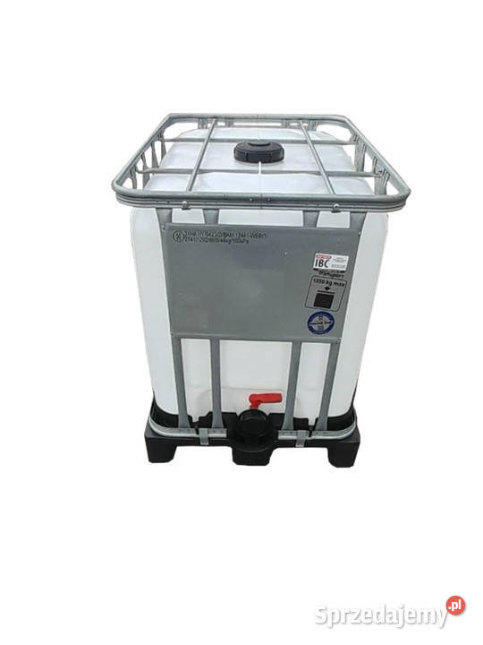 Kontener IBC 600L UŻYWANY PALETA PLASTIKOWA Walichnowy
