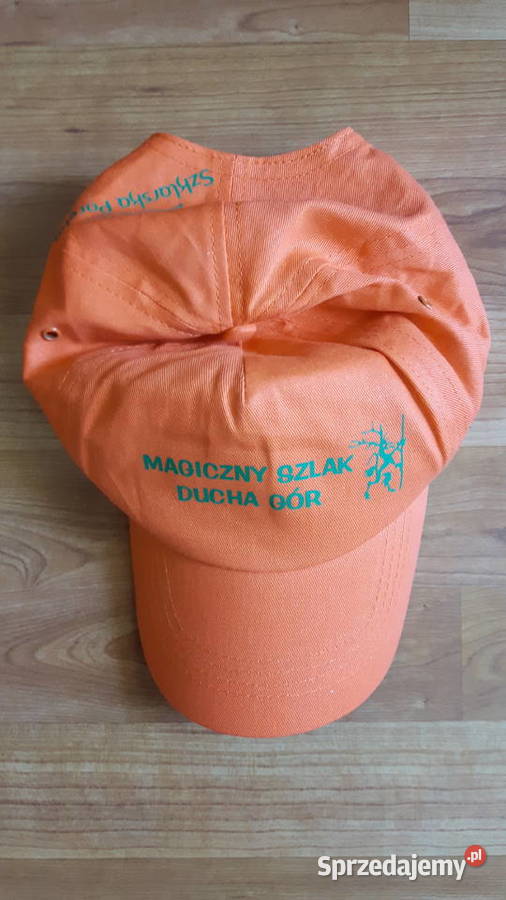 Czapka z daszkiem pomarańczowa seledynowa Gorzów Wielkopolski