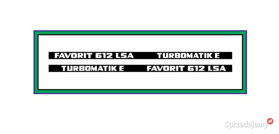 Naklejki Fendt Favorit 612 Turbomatik E komplet opolskie Opole