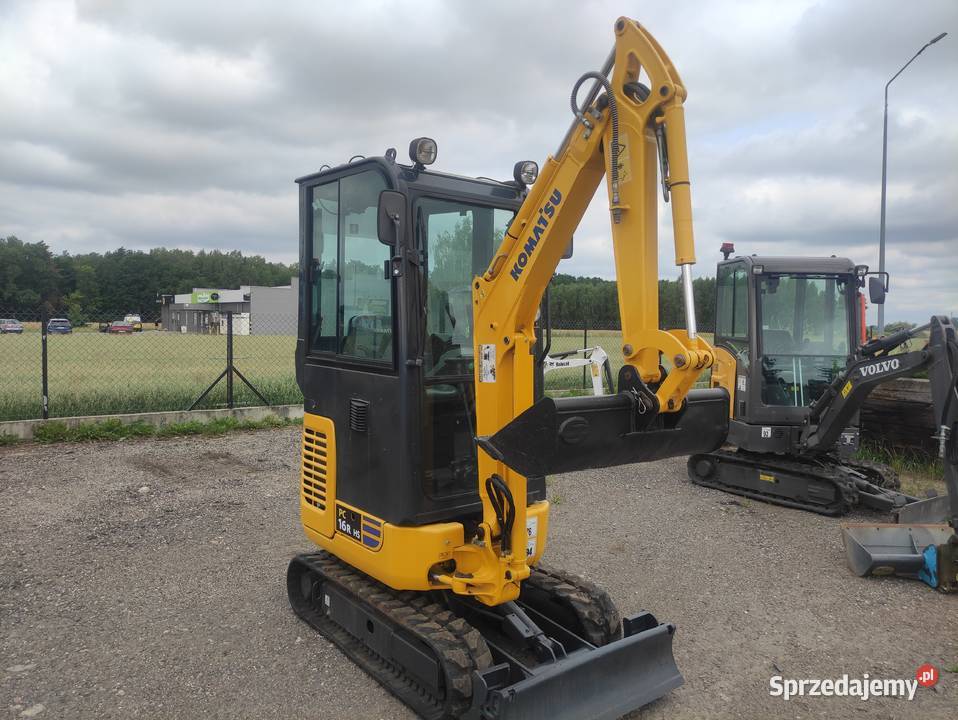 Minikoparka KOMATSU PC 16 R 2018r 1800mtg Ryżki