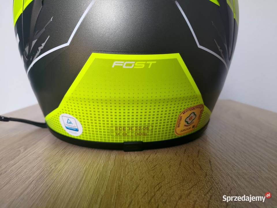 fluo Kask HJC fgST blenda pinlock zapięcie DD Krzepice
