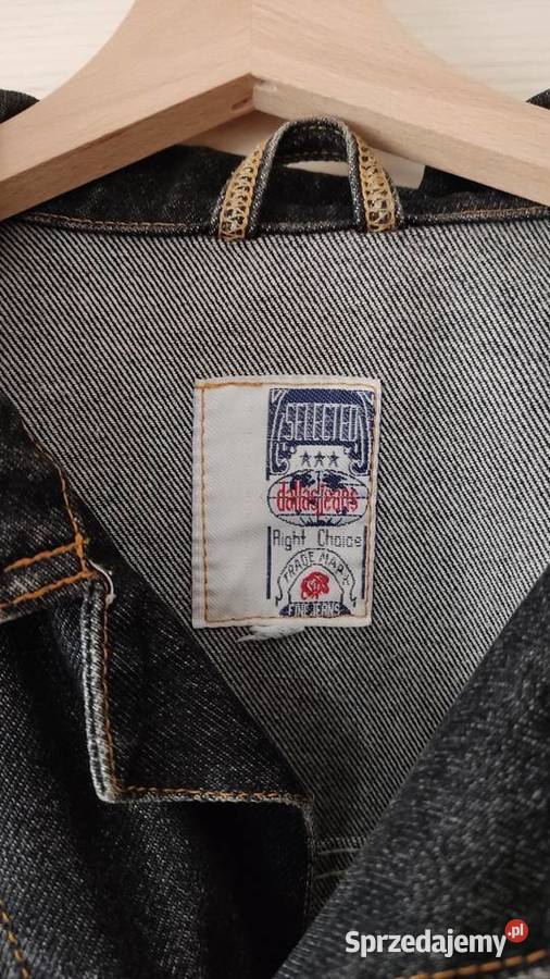 Czarna męska kurtka jeansowa Dallas Vintage Rozmiar XL Kraków