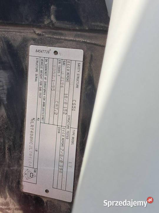 ciągniki Holland t480n