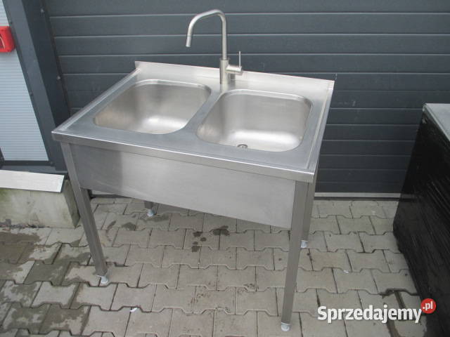 Zlew 2 Komory Dwukomorowy z Półką 1007085 Ostrów Wielkopolski