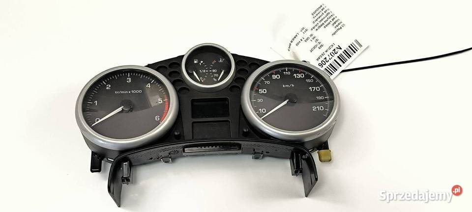 LICZNIK ZEGAR PEUGEOT 207 A2C53065547 Lipno