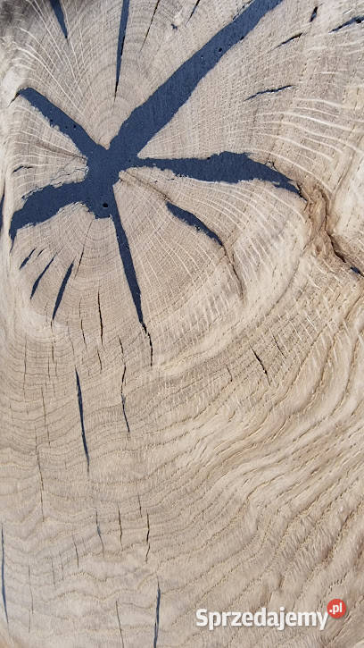 Zegar na ścianę wiszący duży loft naturalny dąb