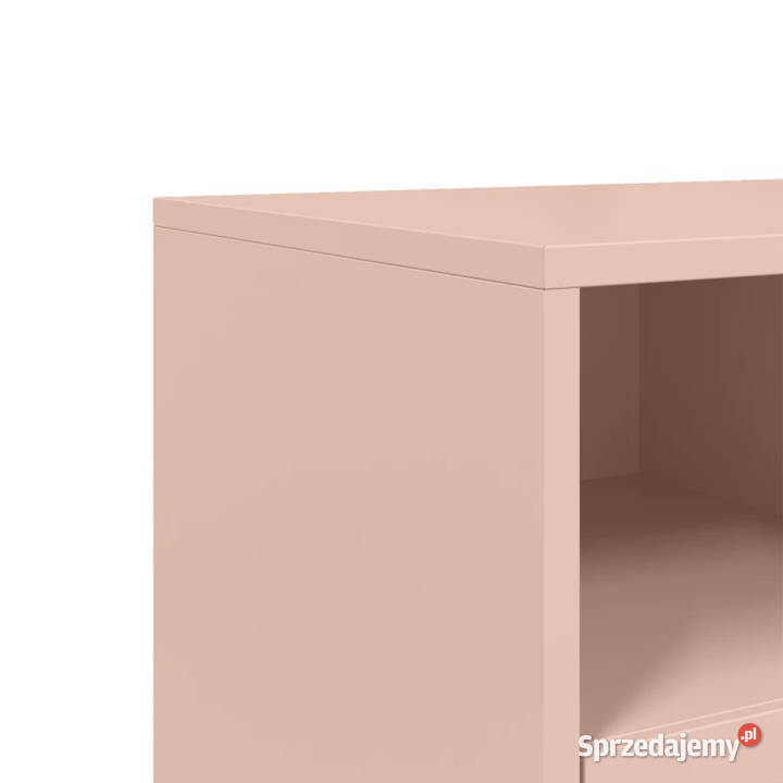 Szafka RTV różowa 1005x39x435 stal WM846693 RTV Dom i Ogród Warszawa