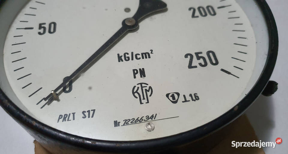 KFM Manometr o średnicy 160mm 250 bar Poznań