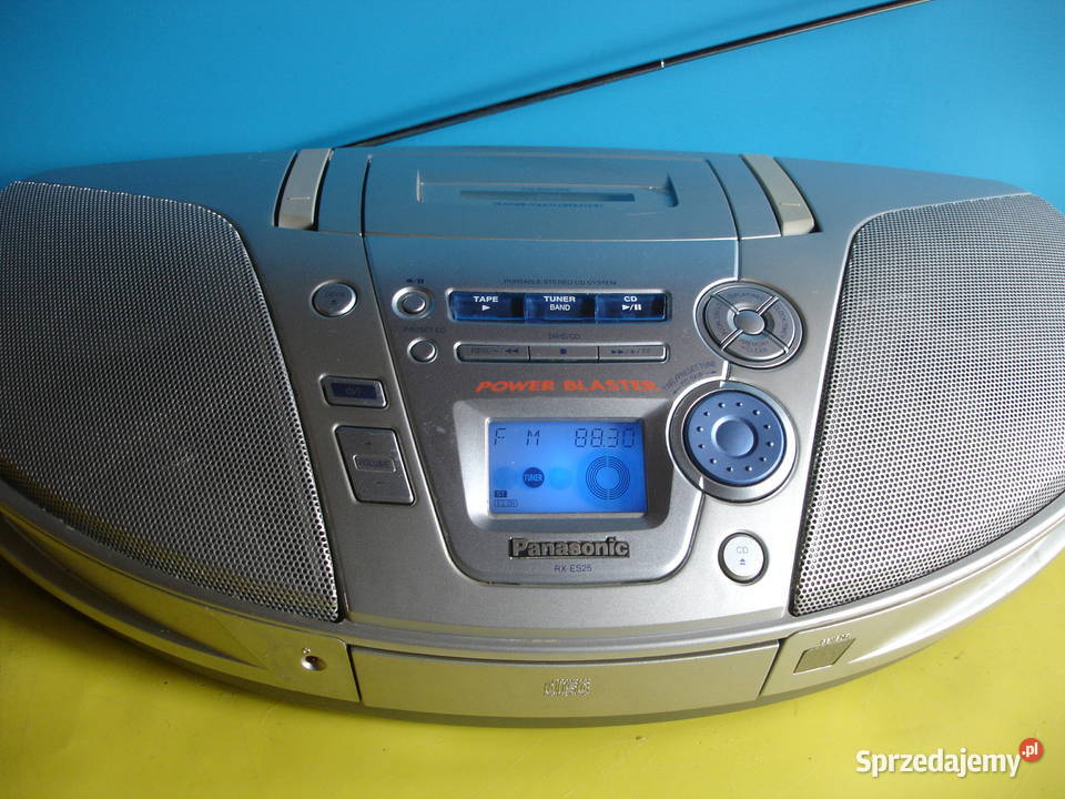 Radiomagnetofon z CD PANASONIC RXES25 Odtwarzacze CD i MD Zielona Góra