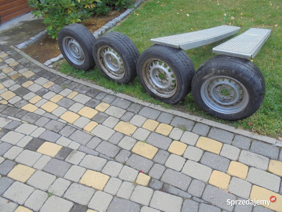 najazdy aluminiowe koła wzmacniane 12 do lawety