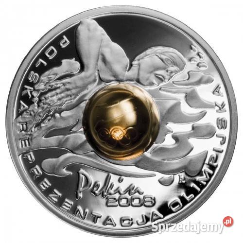 moneta Polska 10 złotych 2008 Pekin 554 mazowieckie Warszawa