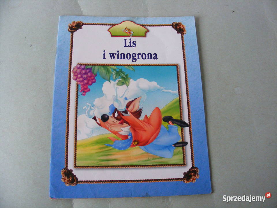 Pastuszek i wilk Lew i myszka Lis i winogrona Oborniki Śląskie sprzedam