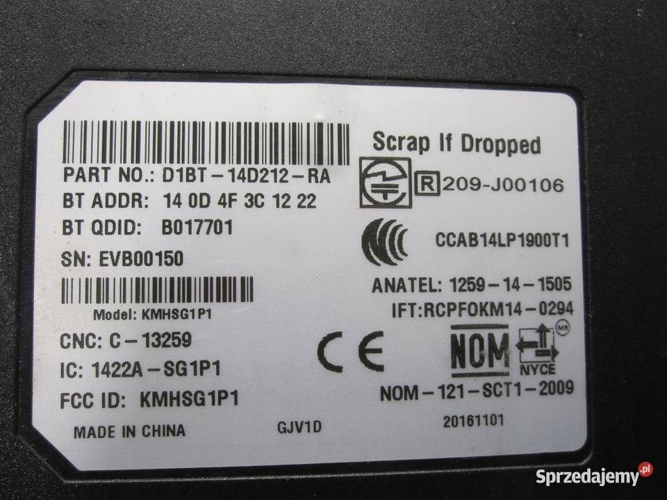 FORD FIESTA KA CONNECT moduł Bluetooth Kielce