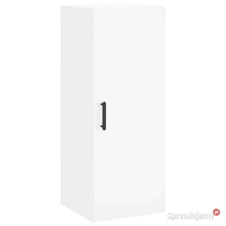 Wysoka szafka biała 345x34x180 materiał sprzedam