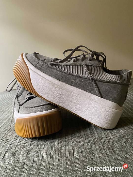Sportowe buty na 38 noweszaro zielone skóra Obuwie sportowe Damskie Warszawa