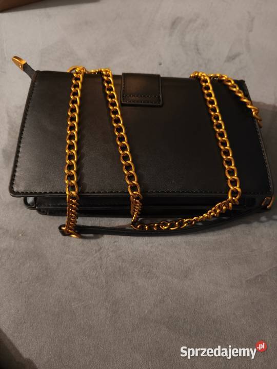 Torebka mała czarna listonoszka okucia w kolorze Dla kobiet Wrocław