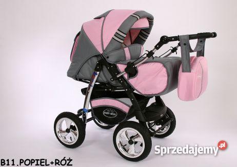 Wózek BabyMerc AGAT2 3w1 Amortyzatory  Wielofunkcyjne Jasienica