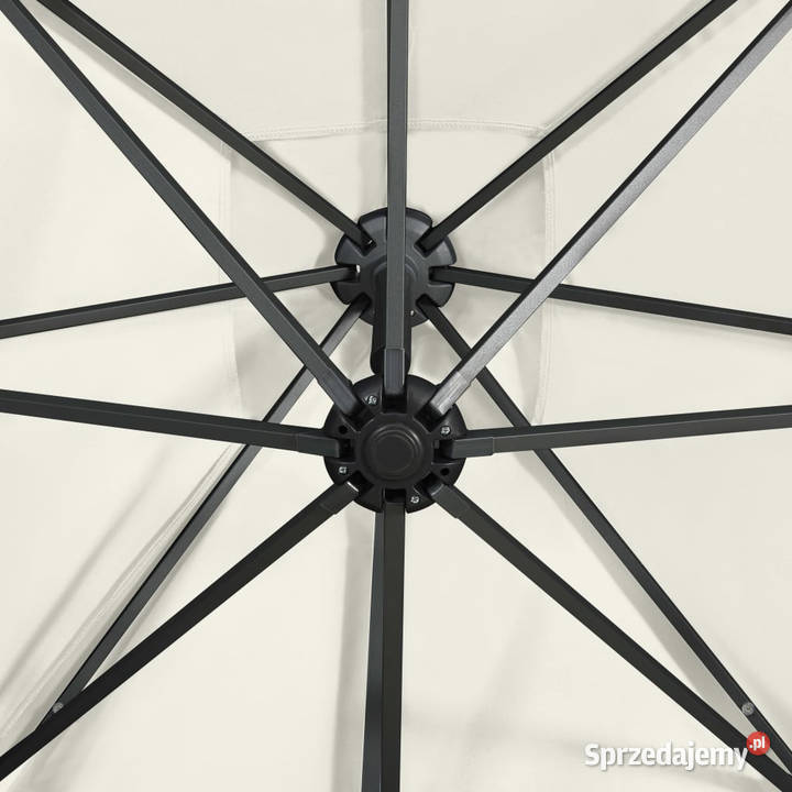 Parasol wiszący z lampkami LED i słupkiem 300 Warszawa