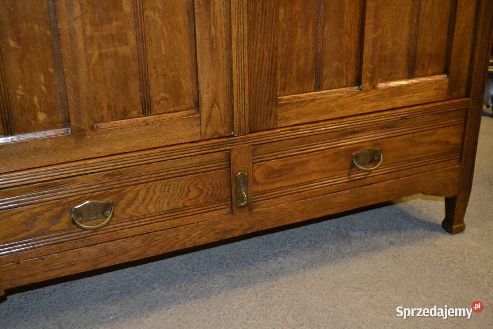 witryna secesyjna fazy dąb Będzin