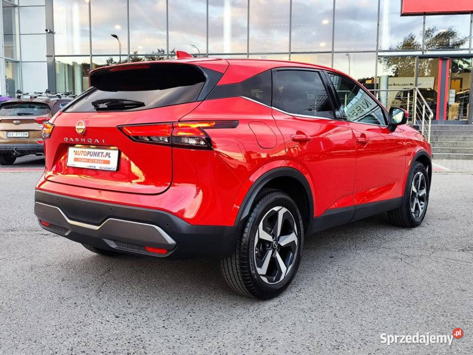 NISSAN Qashqai 2022r rej 2023 LED kamery 360 1332cm3 Kraków