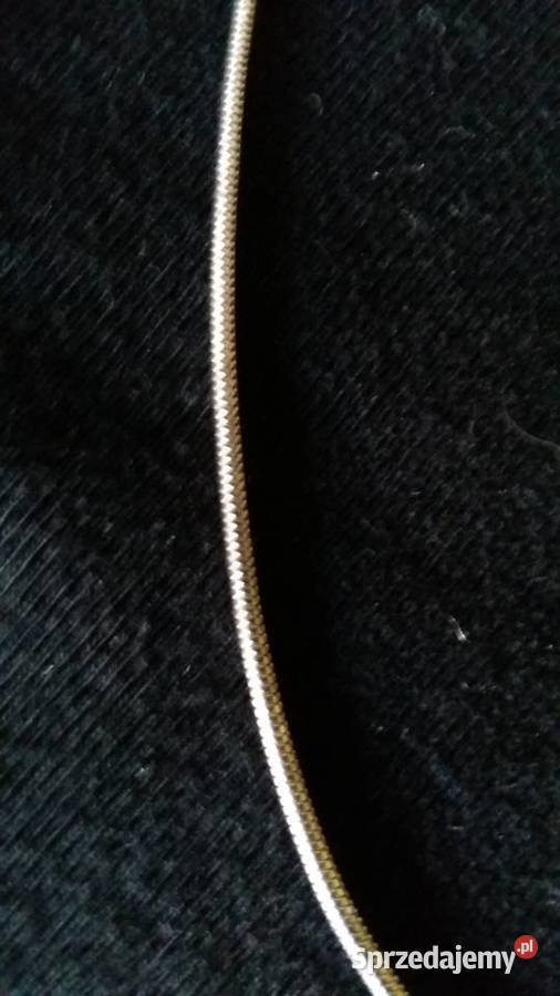 Wisior cyrkonia dł4cmxszer2Łańcuszek żmijka Łódź